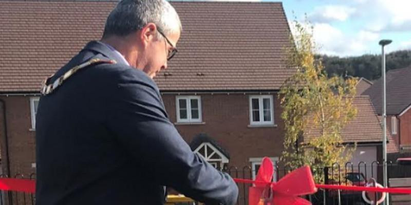 Opening of Playpark - Riverbourne Fields 